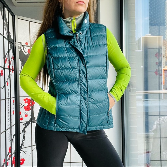 NEW 32 Degrees Down Quilted Nylon Satin Weatherproof Women's Packable Vest - Picture 2 of 15
